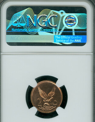 ｍａｃ✨2点☆ 2000 SOUTH AFRICA 2 CENTS NGC MS66 RD MAC FINEST GRADE & MAC