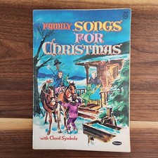 Whitman Vintage Family Songs Christmas 2965 Chord Symbols Piano Song Music Book