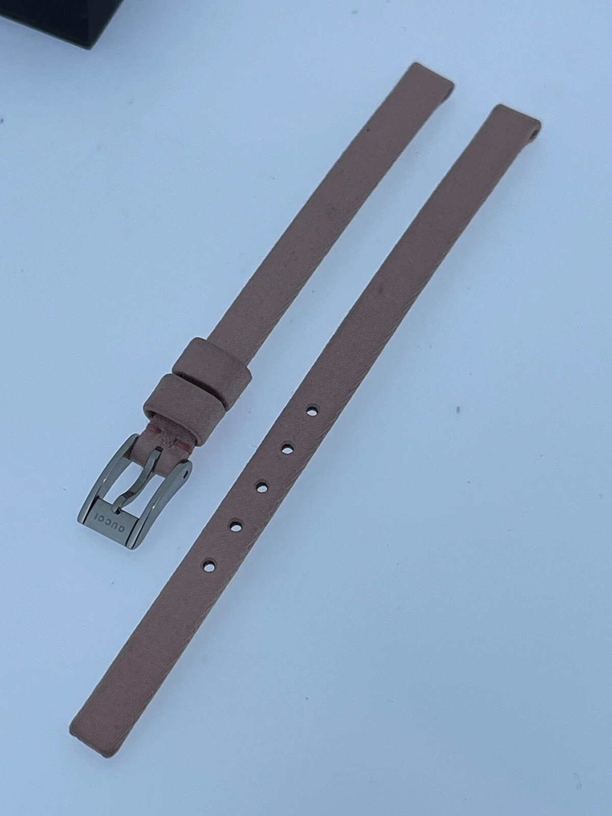 Bracelet de montre Gucci 3900L rose pâle 6 mm authentique neuf