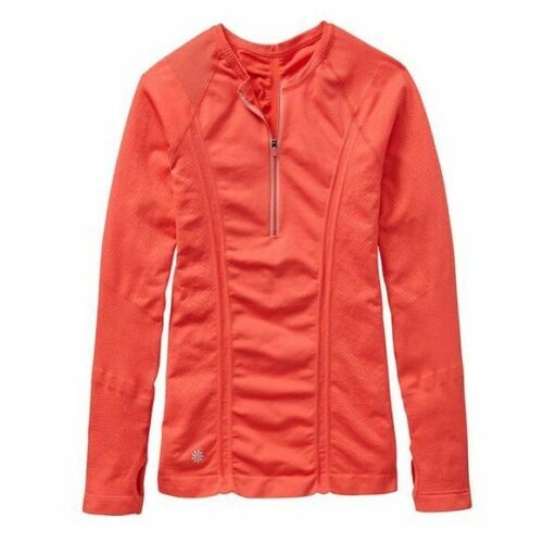 Top ATHLETA Tracker, usato in ottime condizioni, taglia SMall, arancione cosmico, difficile da trovare! - Foto 1 di 3