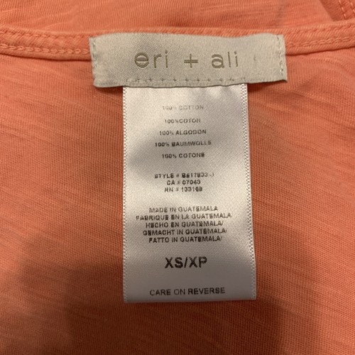 Camicetta Eri + Ali Anthropologie top donna XS arancione senza maniche scollo a scoop - Foto 4 di 5