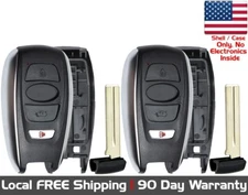 2x New Replacement Proxy Key Fob Remote SHELL / CASE For Select Subaru Vehicles