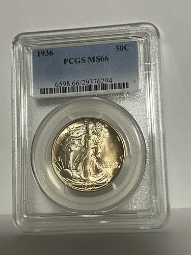 1936 Walking Liberty Silver Half Dollar MS66 PCGS Philadelphia Mint (PCGS $700)