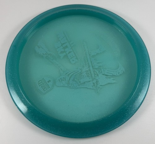 Discmania METAL FLAKE Sky Walker 2 Color Glow Turquoise FD1 Casey White Glitter - Picture 5 of 5