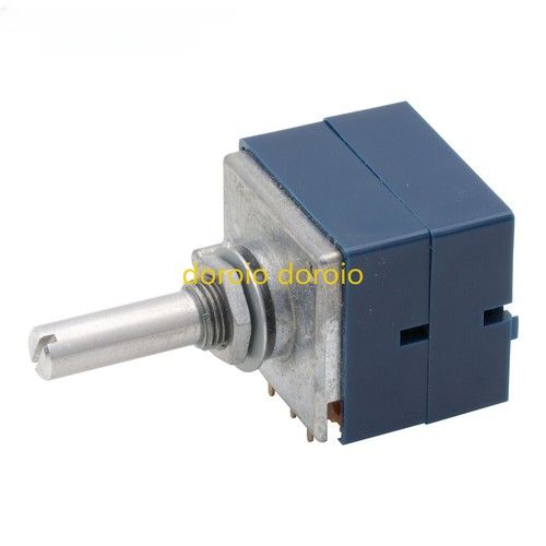 Japan ALPS 2x100KA Attenuator LOG Volume Potentiometer 6mm Shaft For HIFI Audio - Bild 4 von 4