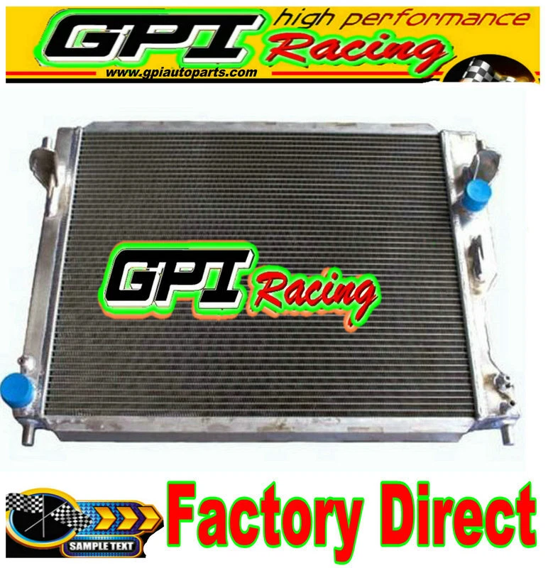 Aluminum Radiator For Ford Mustang GT Base V6 V8 3.7L 4.0L 4.6L 5.0L 2005-2014 - Изображение 3 из 4