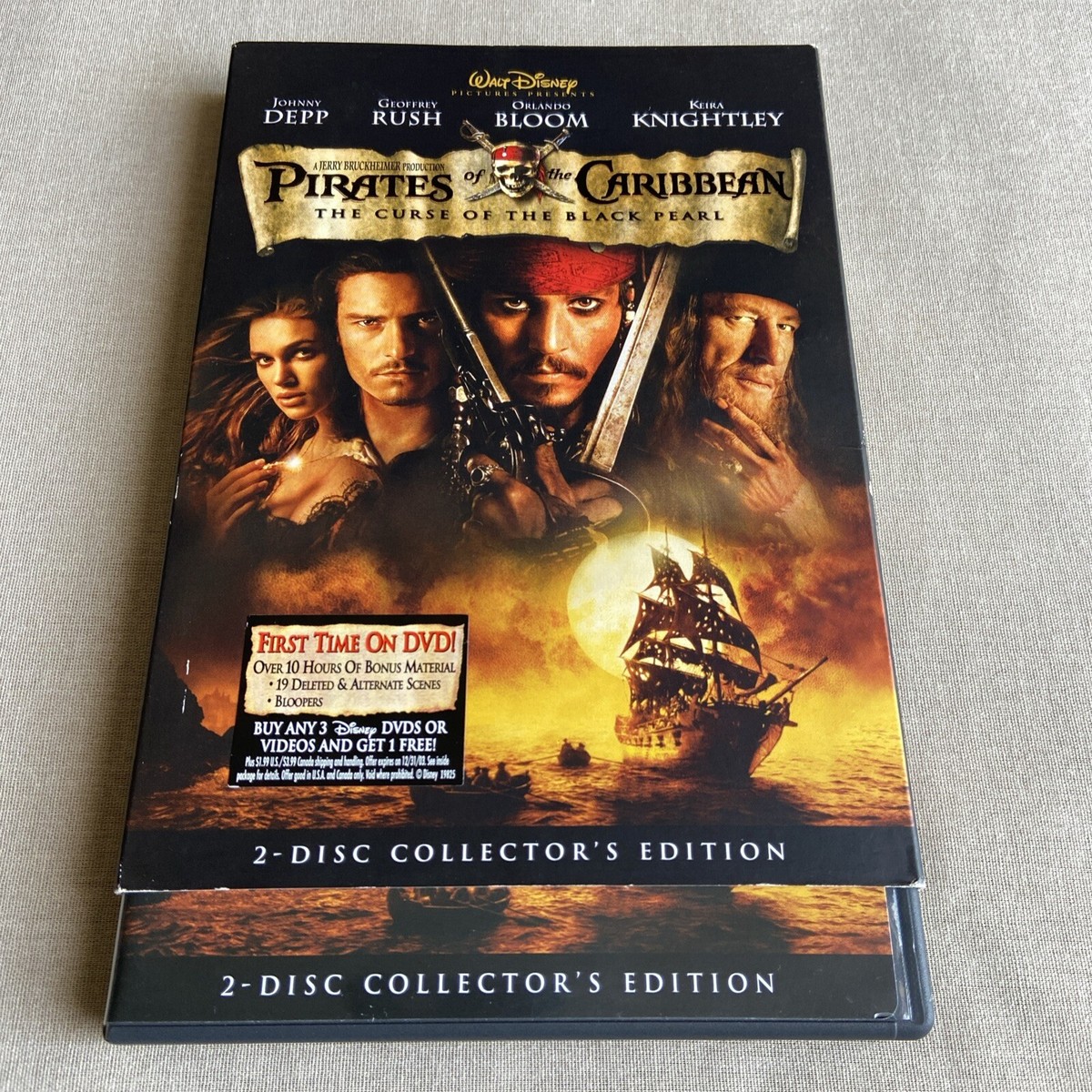 Pirates of the Caribbean: Curse of the Black Pearl (1) (DVD 2003