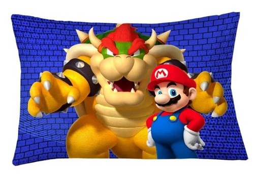 Super Mario "Power Up Mario" Kids Reversible Bed Set-W5205554767, W5671077217 - Picture 10 of 15