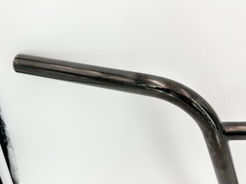 RARE! 1983 GT Santa Ana Black Chrome BMX Old School Handlebars Not Knurled - Picture 2 of 10