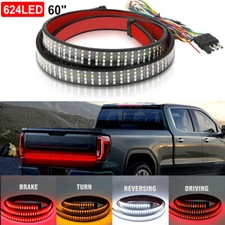 60" 4 Rows 6 Functions LED Tailgate Light Turn Signal Bar Back up Brake Strip