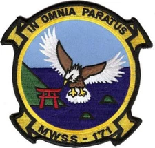 Marine Wing Service Squadron - MWSS-171 USMC Patch - IN OMNIA PARATUS