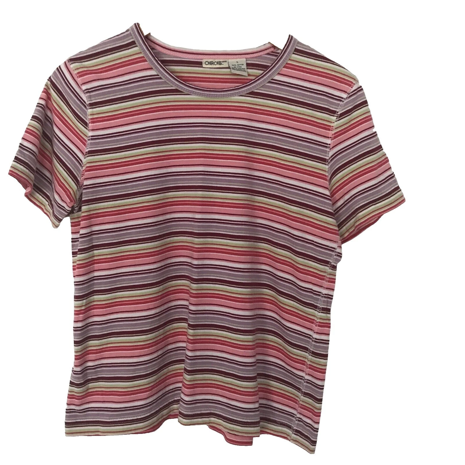 Top de algodón a rayas Cherokee para De mujer