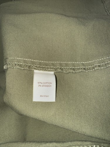 NEU 22 J Jill Live In Chino Langarm Kragen Knopfleiste Hemdkleid grün - Bild 4 von 4