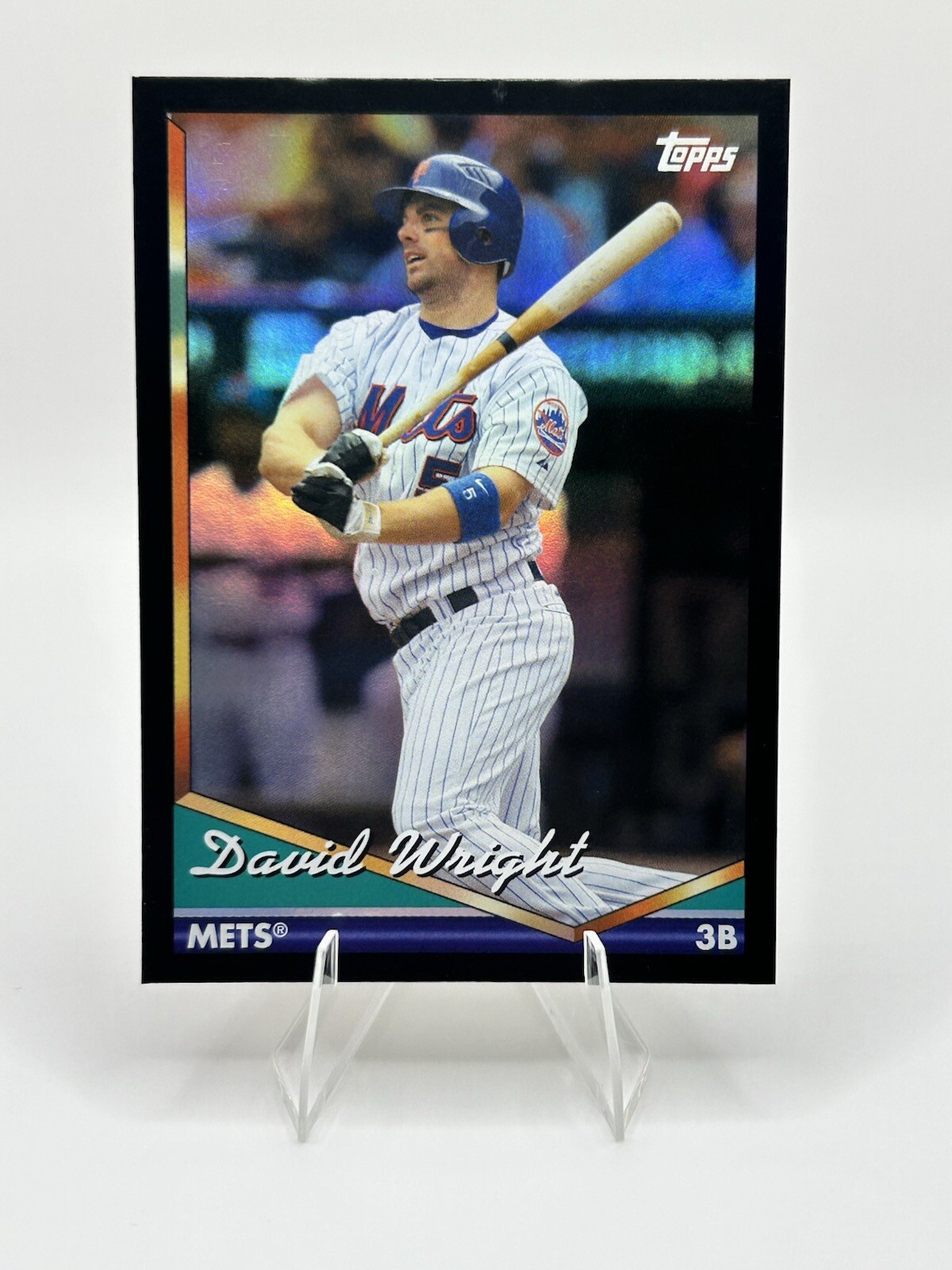 2024 Topps Archives David Wright #221 Black Foilboard Mets