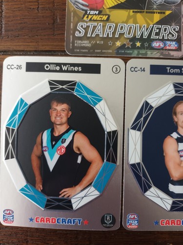 AFL Teamcoach 2023 Craft Star Powers Best & Fairest Lot of 5 Unused Codes - Picture 3 of 5