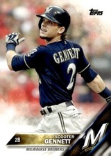 2016 Topps #225 Scooter Gennett Milwaukee Brewers