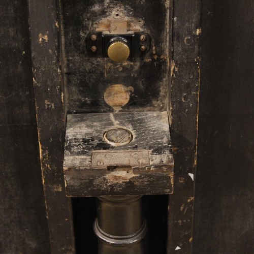 Tavolino inglese mobile tavolo a vela stile antico 900 in legno laccato dipinto - Foto 11 di 12