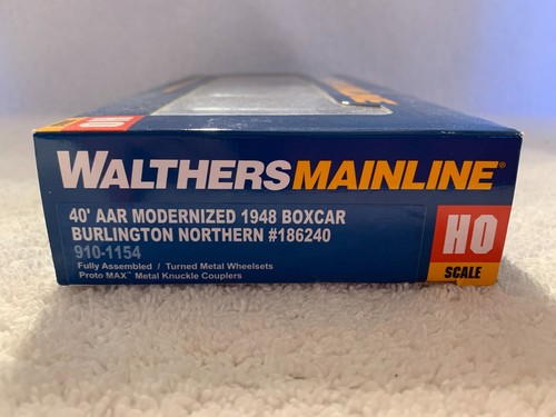 Walthers Mainline #910-1154 HO Scale Burlington Northern 40' AAR Boxcar #186240 - Bild 8 von 8