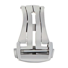 20MM DEPLOYMENT BUCKLE CLASP LEATHER WATCH STRAP BAND FOR OMEGA SPEEDMASTER MOON