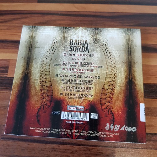 RABIA SORDA : Eye M The Blacksheep DIGI > NM (CD) - Bild 3 von 3