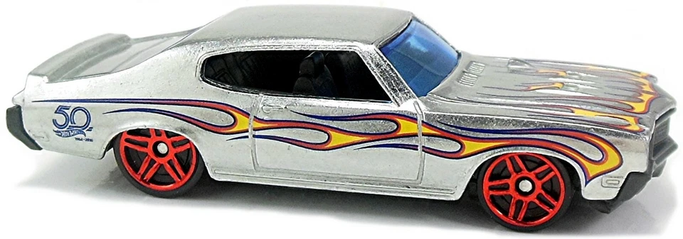 HOT WHEELS ZAMAC '70 BUICK GSX 4/8 50TH ANNIVERSARY SCALA  1/64 DIE-CAST METAL - Immagine 2 di 4