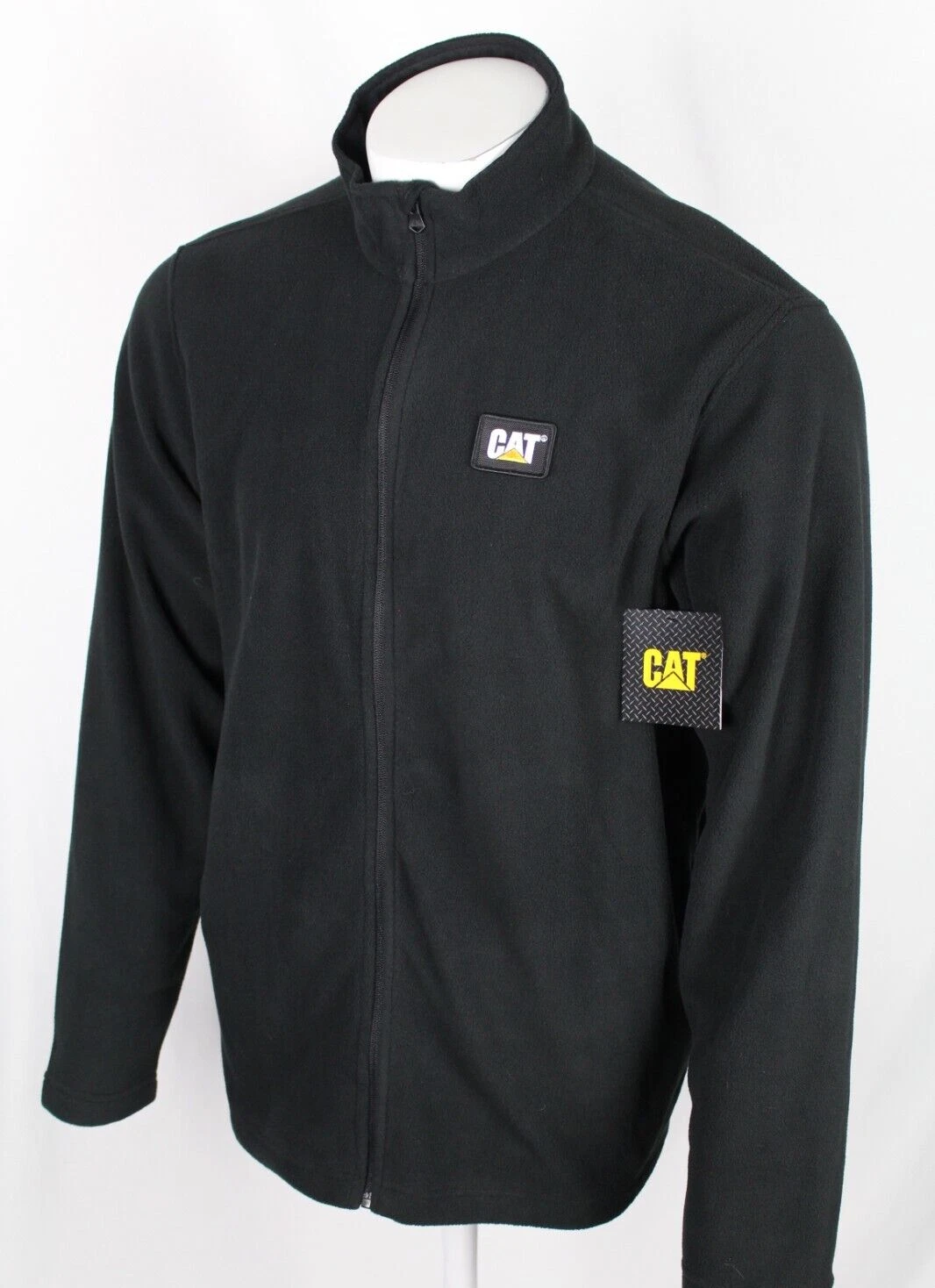 CAT Caterpillar Men's Fleece Jacket Full Zip Microfleece Black 1030009 Pockets
Opens in a new window