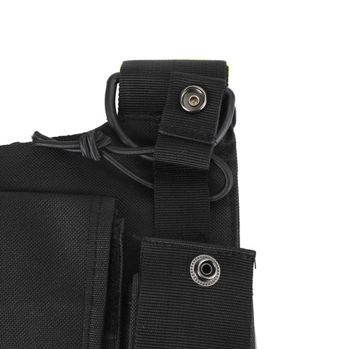 New Tactical Chest Harness Bag for Field Operations Radio Fluorescent Universal - Zdjęcie 5 z 11