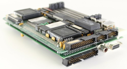 Computer Dynamics CPU-AT RevC Proccessor Board with CGA-AUX Graphics Board RevE - Picture 2 of 11
