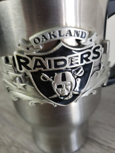 Vintage NFL Oakland Raiders Commuter Travel Coffee Mug - Picture 18 of 19