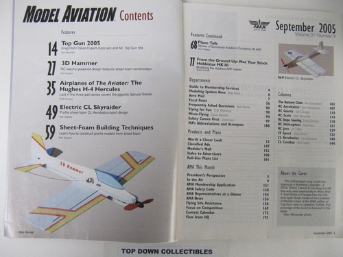 Model Aviation Magazine January 2005 Top Gun Report/Hughes Spruce Goose - Picture 2 of 2