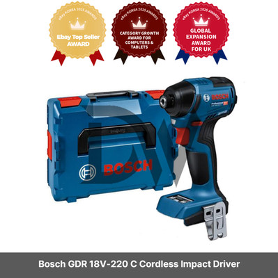 Bosch GDR 18V-220 C Cordless Impact Driver / Bare Tool + L-BOXX