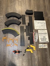 Lot Of Vintage 1970s Aurora Model Motoring Slot Car Track