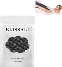 BLISSAL Exfoliating Shower Towel 47", Advanced Exfoliating Microfiber Towel