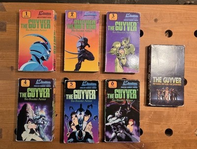 V6　LIVE FOR THE PEOPLE　VHS The Guyver Bio-Booster Armor VHS Volumes 1-6 (Episodes 1 - 12) +