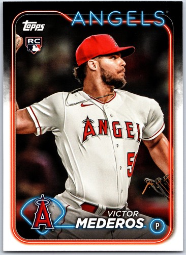2024 Topps Los Angeles Angels #LAA-12 Victor Mederos | Baseball Card