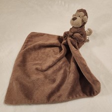 Jellycat Bashful Monkey Soother Brown Lovey Baby Security Blanket Toy