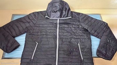 Elevate Men's Black Silverton Packable Insulated Jacket Large