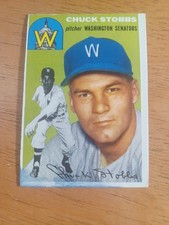 1954 Topps - Chuck Stobbs #185 Washington Senators
