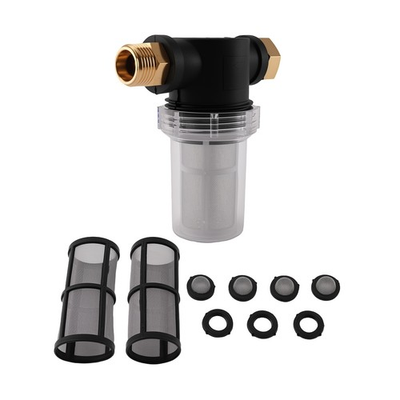 #ad #ad 3 4 Inch Brass Inline Filter for Pressure Washer Garden Hose Water Screen $208.35