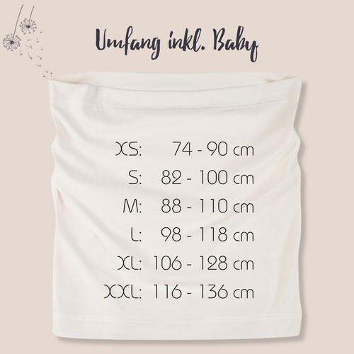 Hoppediz Baby Bonding-Top | Sectio-Top | Kanguruh-Hilfe | Bio-Qualität, XL, beig - Bild 5 von 5