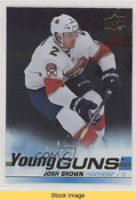 2019-20 Upper Deck Young Guns Silver Foil Josh Brown #247 READ sq1
