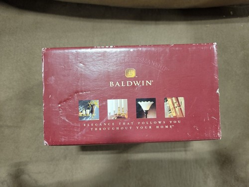 Baldwin Premium Hall & Closet Knob Satin Nickel 5800.150 PASRD - Picture 2 of 5