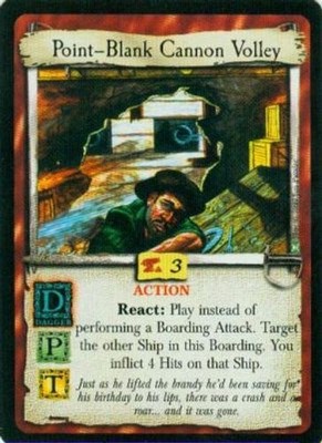 Point Blank Cannon Volley - Broadsides - 7th Sea