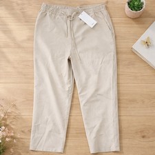 Mango Pants Women's Trouser Beige New Size S