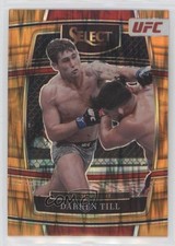 2022 Panini Select UFC Concourse Orange Flash Prizm Darren Till #28 07mp