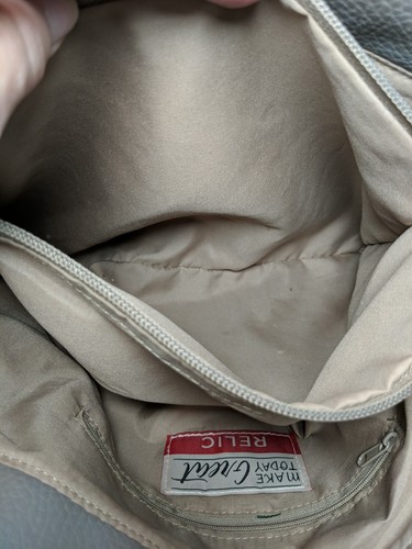 BEAUTIFUL LARGE GRAY RELIC BAILEY SHOULDER BAG - Picture 18 of 22