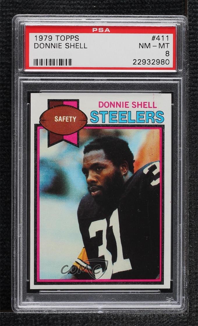 1979 Topps Donnie Shell #411 PSA 8 Rookie RC HOF