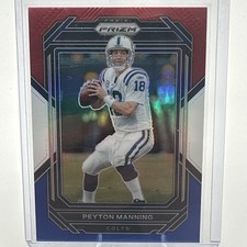 2022 Panini Prizm - Peyton Manning #129 Red White & Blue Prizm