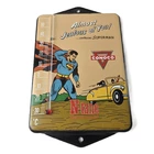 Vintage Conoco Superman Porcelain Sign - Gasoline Pump Ad Sign On Thermometer