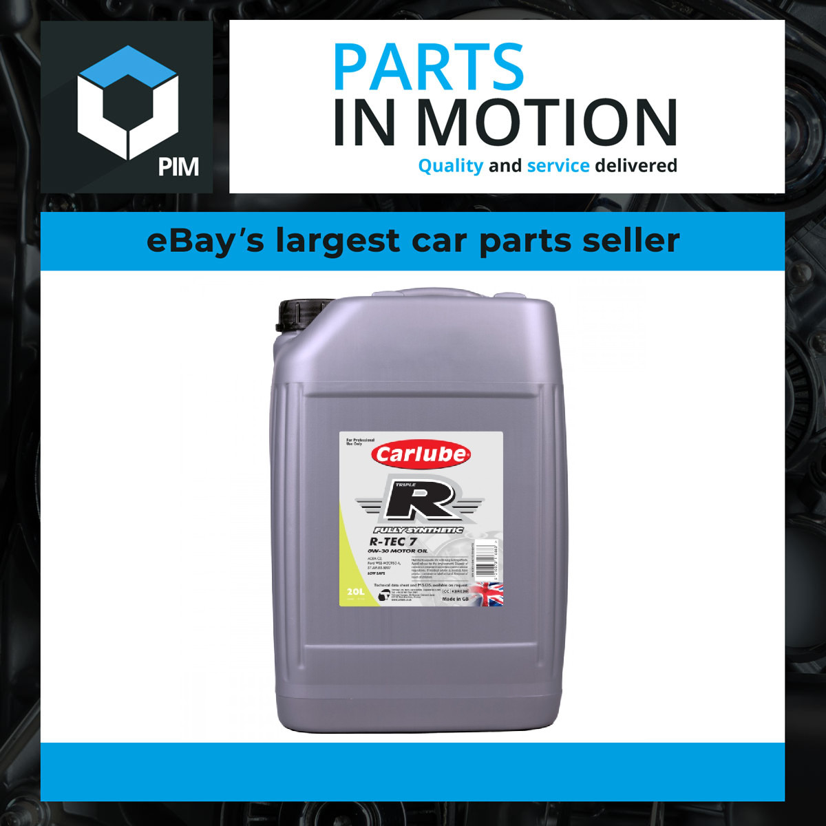 Engine Oil 20L for KIA RIO Mk3, Mk4 1.0 1.1D 1.4D 20 Litres 0W-30 Carlube New - Image 19